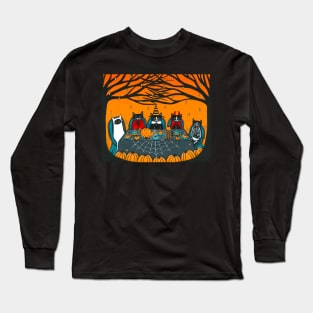 Halloween Tea and Coffee Party Long Sleeve T-Shirt